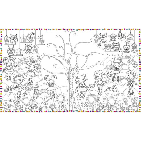 Шпалери-розмальовки Lalaloopsy 60*100 C-100034 Шпалери-розмальовки Lalaloopsy 60*100 C-100034