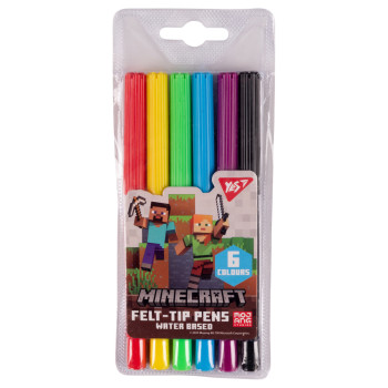 Набір фломастерів YES Minecraft 650539 6 кольорів