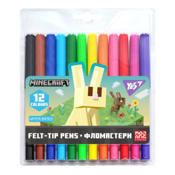 Набір фломастерів YES Minecraft Spring 650585 12 кольорів