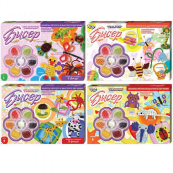 Набір для творчості Danko Toys Бісер ДТ-ГО-09-40