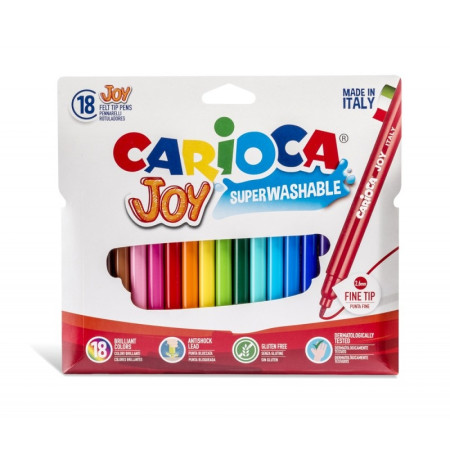 Фломастери для малювання Joy 40555 18 кольорів Фломастери для малювання Joy 40555 18 кольорів