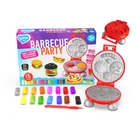 Набір для ліплення Lovin Barbecue Party 41194 15 кольорів Набір для ліплення Lovin Barbecue Party 41194 15 кольорів