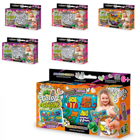 Набір творчості Danko Toys Bubble Clay My Color Clutch CCL-01-01U-02U-03U-06U Набір творчості Danko Toys Bubble Clay My Color Clutch CCL-01-01U-02U-03U-06U