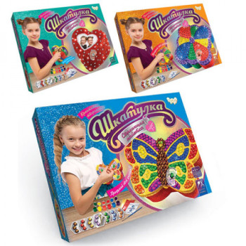 Набір для творчості Danko toys Скринька Блискуча пайетка ДТ-ГО-09-91