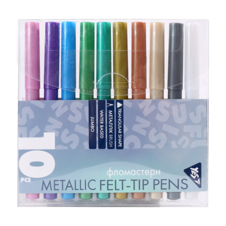 Набір фломастерів YES Fusion 650592 10 кольорів