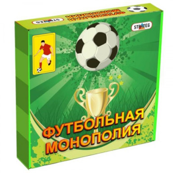 Настільна гра Strateg Футбольна монополія 00716