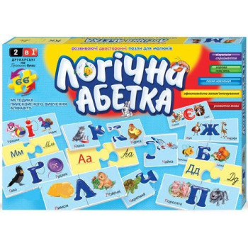 Настільна гра Danko Toys Логічна абетка DT66Asp-U