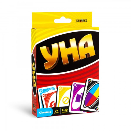Настільна гра Strateg Уно Сімейний 30447
