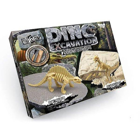 Ігровий набір для розкопок Danko Toys Dino Excavation DEX-01-04-05-06