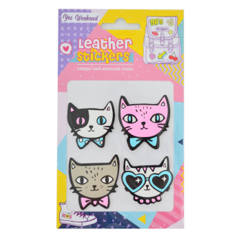 Набір наклейок YES Leather stikers Cats 531618