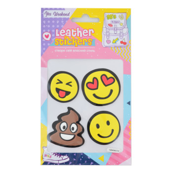 Набір наклейок YES Leather stikers Smile 531628