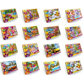 Пазли Danko Toys C35-12-01-02-03-04-16 35 деталей