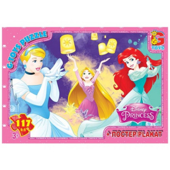 Пазли G-Toys Принцеси Дісней PD93 117 деталей