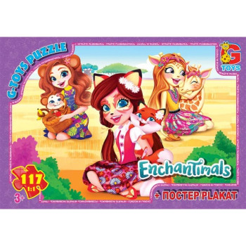 Пазли G-Toys Enchantimals EA215 117 деталей
