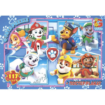 Пазли G-Toys PW0860 117 деталей