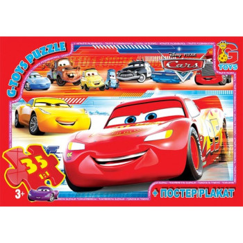 Пазли G-Toys Тачки Z10194 35 деталей