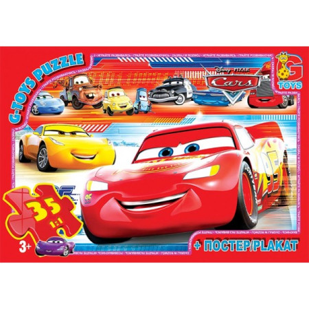 Пазли G-Toys Тачки Z10194 35 деталей