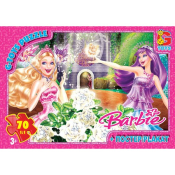 Пазли G-Toys Barbie BA030 70 деталей
