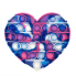 Антистрес іграшка Pop It Сині серце пухирця 5083