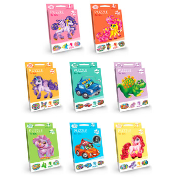 Пазли Danko Toys Puzzle For Kids PFK-05-06-07-08-09-12 4 шт