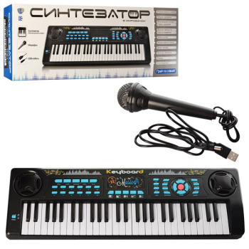 Дитячий Синтезатор Limo Toy M5499 54 клавіші