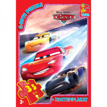 Пазли G-Toys Тачки Z10200 35 деталей