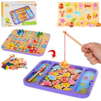 Дерев'яна іграшка Рибалка MD-1784