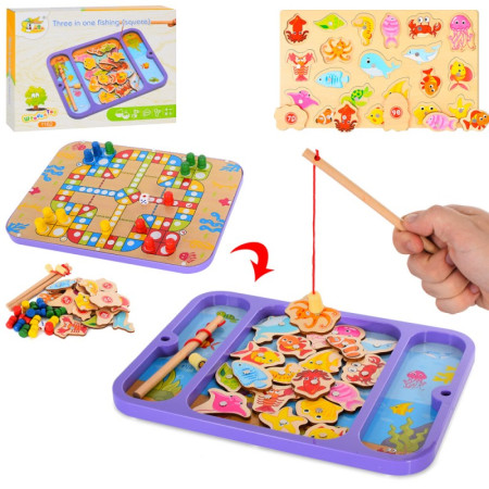 Дерев'яна іграшка Рибалка MD-1784