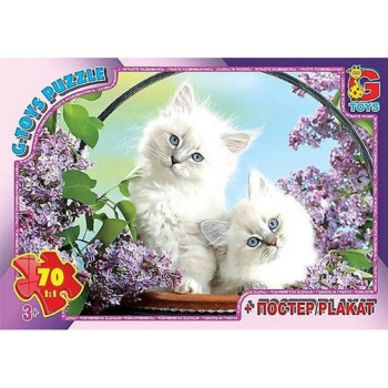 Пазли G-Toys Домашні улюбленці AN137 70 деталей