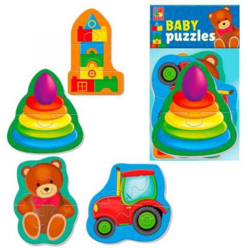 Пазли м'які Vladi Toys Іграшки VT1106-94 4 шт