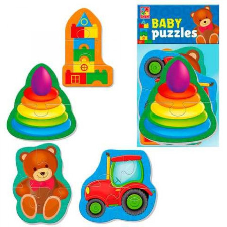 Пазли м'які Vladi Toys Іграшки VT1106-94 4 шт
