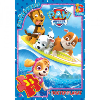 Пазли G-Toys Paw Patrol PW0817 35 деталей