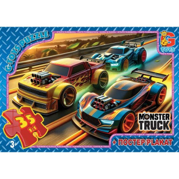 Пазли G-Toys Монстер траки MT181 35 деталей