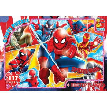 Пазли G-Toys Людина Павук SM907 117 деталей