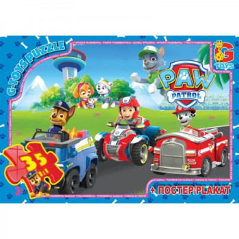 Пазли G-Toys PW0819 35 деталей
