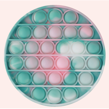 Антистрес іграшка Pop It Бірюзове коло пухирця 5094