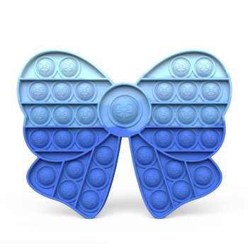 Антистрес іграшка Pop It Синій бант пухирець 5081