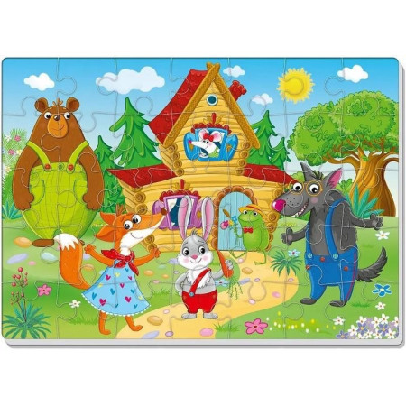 М'які пазли Vladi Toys Теремок VT1102-29 35 деталей