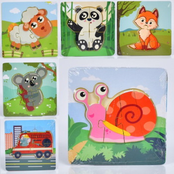 Дерев'яна іграшка Пазли MD 1350