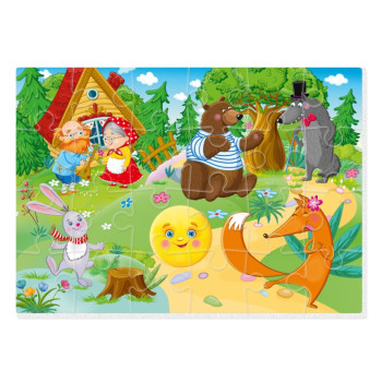 М'які пазли Vladi Toys Колобок VT1102-27 35 деталей