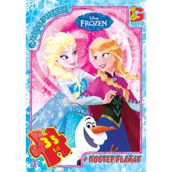 Пазли G-Toys Frouzen FR051 35 деталей