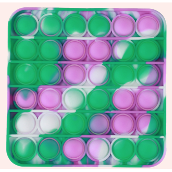 Антистрес іграшка Pop It Зелений квадрат пухирець 5090