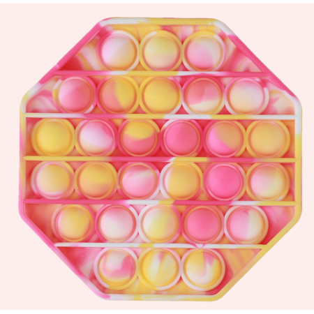 Антистрес іграшка Pop It Рожевий косинець пухирця 5098