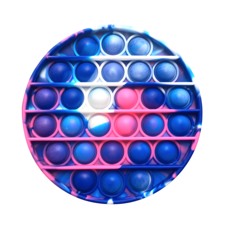 Антистрес іграшка Pop It Синє коло пухирця 5084