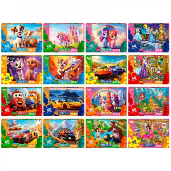 Пазли Danko Toys Mx60-10-01-02-03-04-16 60 деталей
