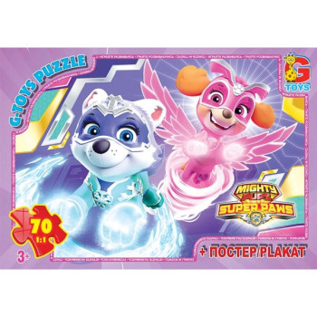 Пазли G-Toys Paw Patrol PW0874 70 деталей