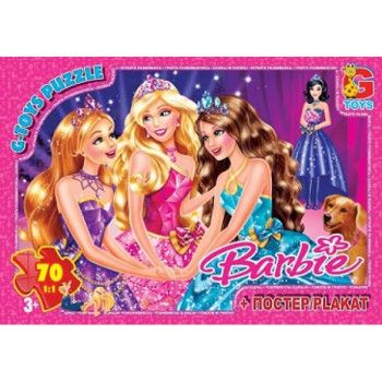 Пазли G-Toys Barbie BA007 70 деталей