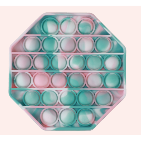 Антистрес іграшка Pop It Бірюзовий косинець пухирця 5106