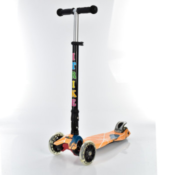 Самокат I-Trike Maxi JR3-003-1-WP20 76-84 см оранжевий
