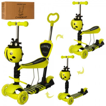 Самокат беговел I-Trike Maxi 5в1 JR3-026-GR зелений